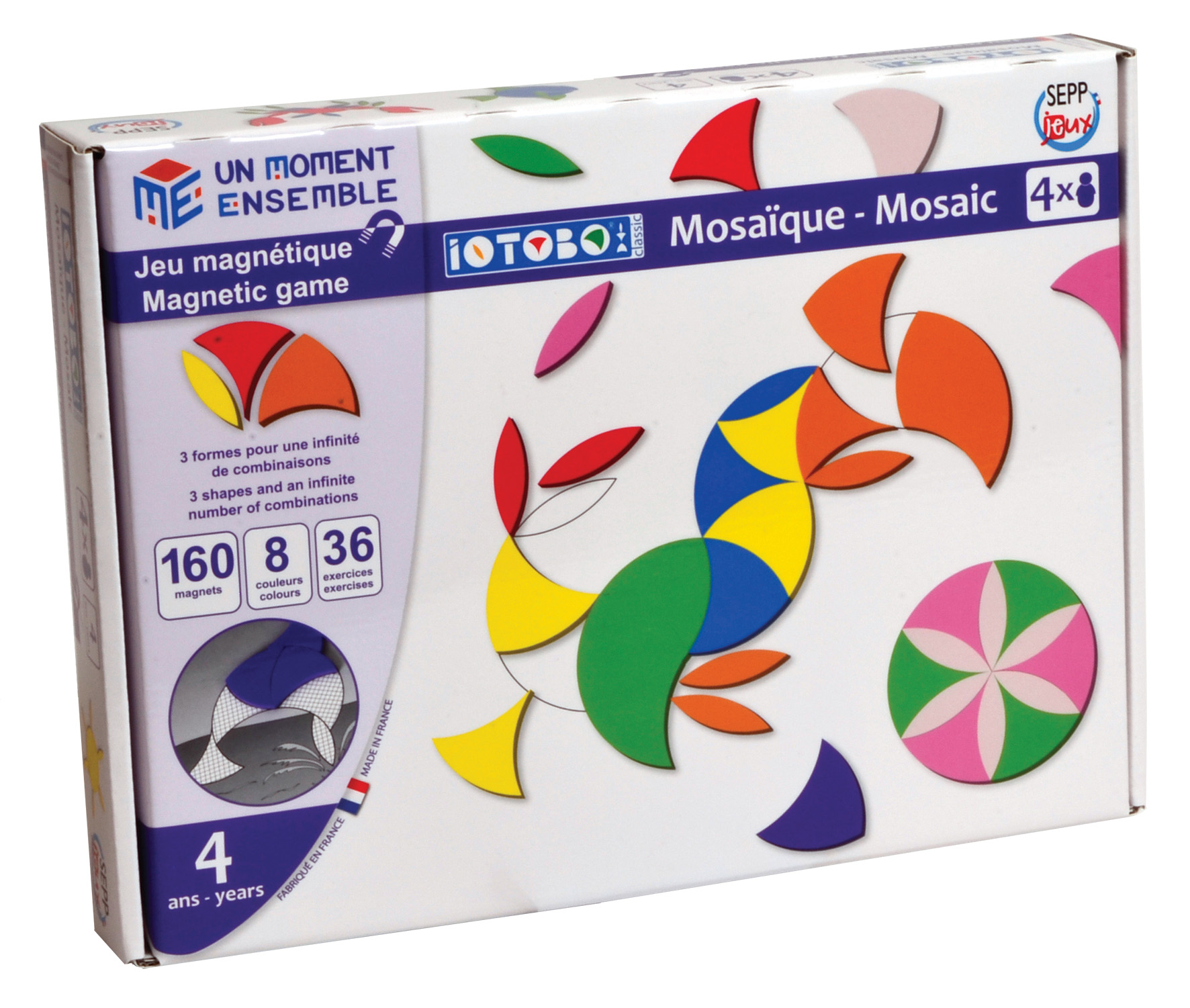 IOTOBO 6+ Basic - jeu de mosaïque magnétique SEPP jeux
