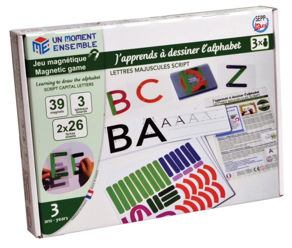 J'apprends à dessiner l'alphabet -pack